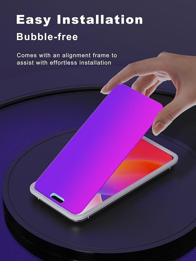 Compatible for iPhone 16 Pro Privacy Screen Protector 6.3 Inch - Image 6