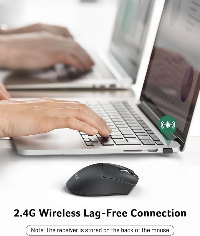 acer Wireless Mouse, 1200 DPI Computer Mouse - Image 3
