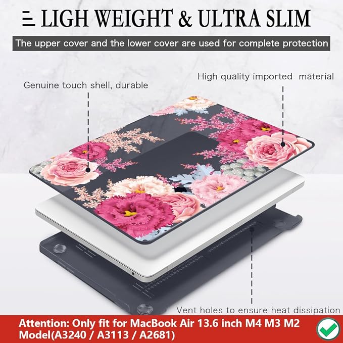 CISSOOK Laptop Cover, Hard Shell Case - Image 4