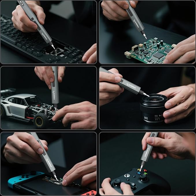 STREBITO 144-Piece Upgraded Electric Screwdriver, Max 0.7 N.m, 120 Magnetic Bits - Image 5