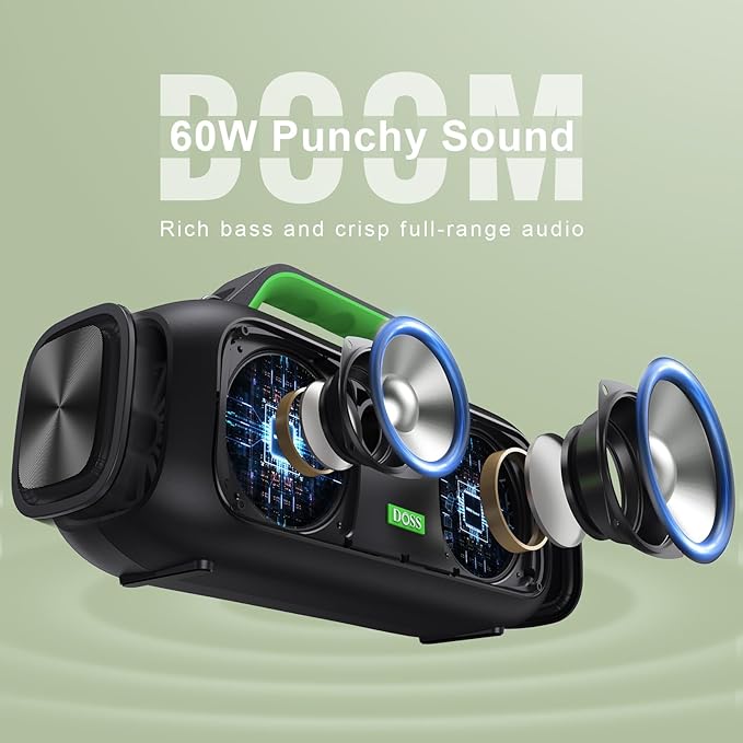 DOSS Extreme Boom Bluetooth Outdoor Speaker - Image 2