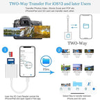 iPhone 16 SD Card Reader, esbeecables USB C to SD Card Reader Trail Camera - Image 7