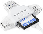 SD/Micro SD Card Reader for iPhone/ipad/Android/Mac/Computer/Camera, Portable by SUNTRSI