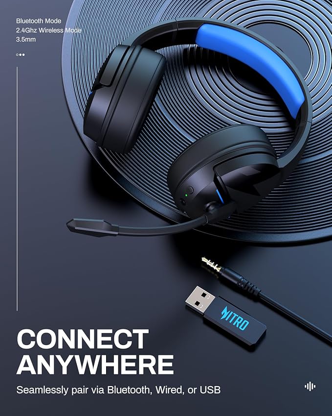 Acer 2.4GHz Flex Wireless Gaming Headset | Non-Stop 100H Battery | Dynamic 50mm - Image 6