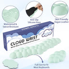 Cloud Wrist Rest for Keyboard and Mouse, Memory Foam PU Leather Keyboard Wrist - Image 5