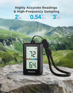 GoveeLife Outdoor Indoor Thermometer Hygrometer IP65 Waterproof, LCD Digital - Image 5