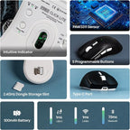 EPOMAKER Click Lite Wireless Gaming Mouse, 800 to 12, 000 DPI Adjustable - Image 3