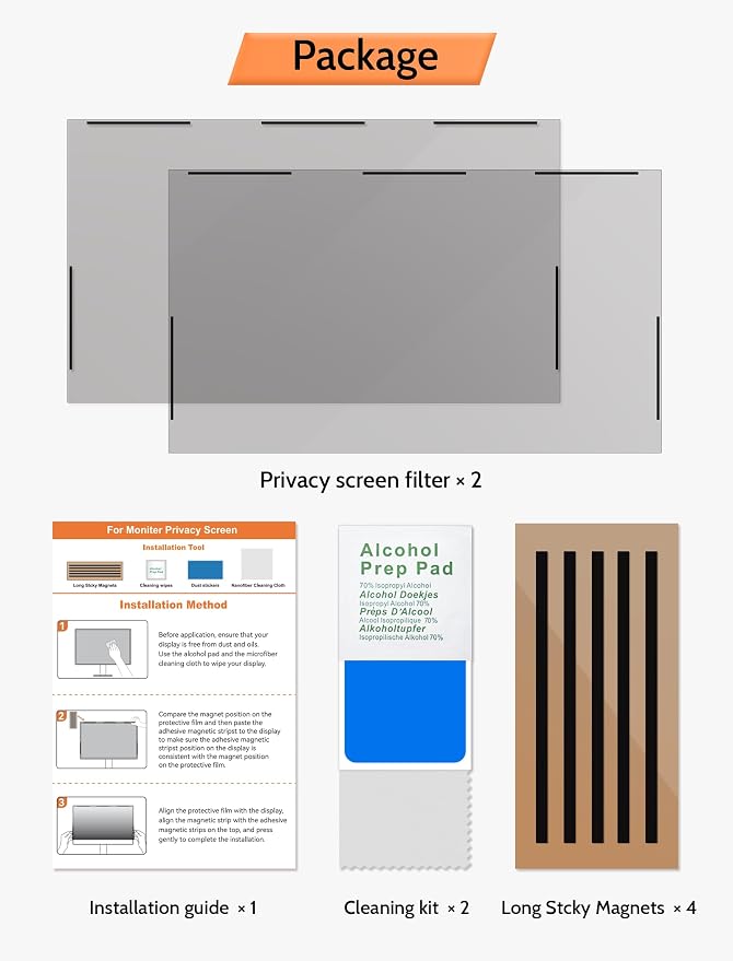 27 Inch 16:9 Magnetic Privacy Screen - Image 8