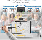 Webcam 1080P for PC, Eye Contact Webcam for Desktop Computer - Image 4