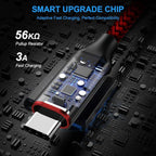 etguuds 6ft USB A to USB C Cable 3A Fast Charging, - Image 2