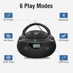 Nextron Portable CD Player Bluetooth Boombox - Image 2