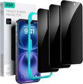 ESR 3 Pack for iPhone 16 / iPhone 15 Privacy Screen Protector, Anti-spy by ESR