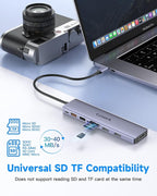 10Gbps USB C Hub, USB-C Laptop Docking Station, 8in1 Triple Display Docking - Image 7
