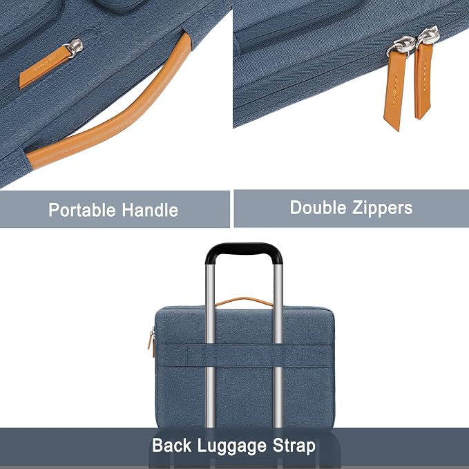 MOSISO 360 Protective Laptop Case 13 inch, 13 inch Laptop Sleeve Compatible - Image 4