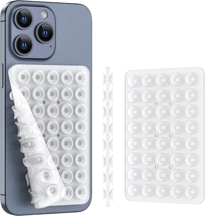 Double Sided Silicone Suction Phone Holder Mount, Silicon Accessory by CMZZ