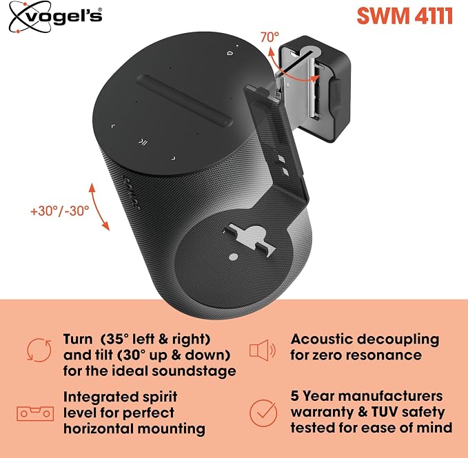 Vogel's SWM 4111 Speaker Wall Bracket - Image 4