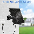 FUTUREZEN 10W Solar Panel for Security Camera, Trail Camera, Type-C Device - Image 5