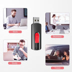 RAOYI 10Pcs 32GB USB Flash Drives Slide Retractable Memory Stick Bulk USB 2.0 - Image 3