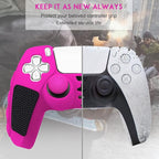 SIKEMAY Anti-Slip PS5 Controller Skin, Soft Thicken Non-Slip Studded Silicone - Image 4
