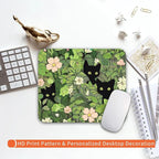 Square Mouse Pad Cute Cats, Personalized Premium-Textured Custom Mouse Mat - Image 6