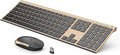 Wireless Keyboard and Mouse, Vssoplor 2.4GHz Rechargeable Compact Quiet by VssoPlorWirelesskeyboardMouse