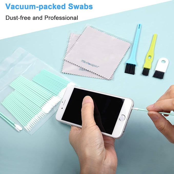 45 Pcs Cell Phone Cleaning Kit, Wisdompro USB Charging Port Cleaner and - Image 7