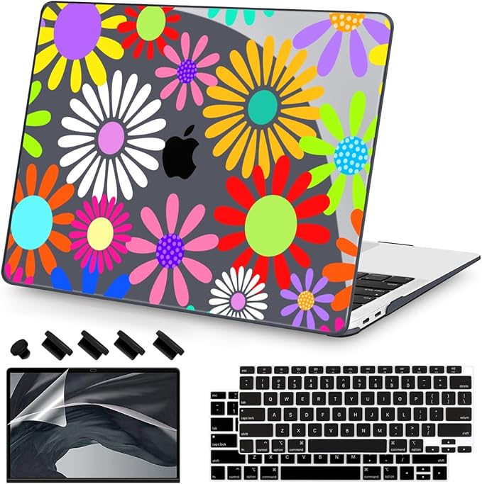 Teryeefi for MacBook Air 13 inch Case 2020 2019 2018 fits Model M1 A2337 A2179 by Teryeefi