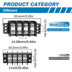GLOSO Marine Terminal Blocks TBD Double Row Stainless 10-22 AWG Cu, 30A/600V- 1 - Image 5