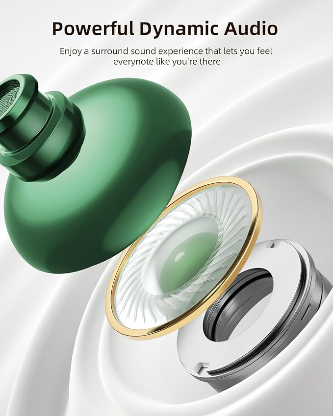 PocBuds Bluetooth Headphones Wireless Earbuds 80hrs Playtime Wireless Charging - Image 5