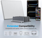 OMOTON Vertical Laptop Stand, Desktop Aluminum Mac Book Stand - Image 6