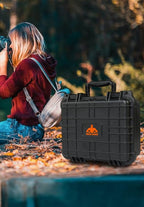 14x 11.5x 6.5 Inch Hard Case, Portable Weather Waterproof Protective Camera Case - Image 9