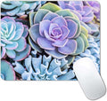 Succulents Mouse Mat, Waterproof Mouse Pad Non-Slip Rubber Base by CANFLASHION