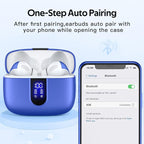 TAGRY Bluetooth Headphones True Wireless Earbuds 60H Playback LED Power Display - Image 5