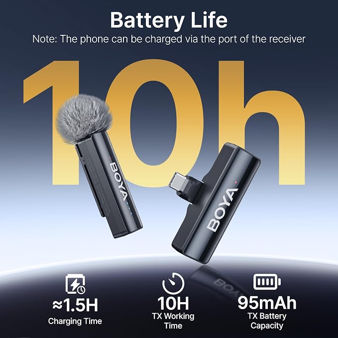 BOYA BOYALINK 2 A1 Wireless Lavalier Microphone - Image 9