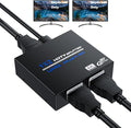 HDMI Splitter 1 in 2 Out 4K, 1x2 Powered HDMI Multi-Port Adapter by ConnecttoEverything