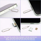 Frienda 30 Pieces SIM Card Removal Tool SIM Card Tray Eject Pins Opening - Image 5