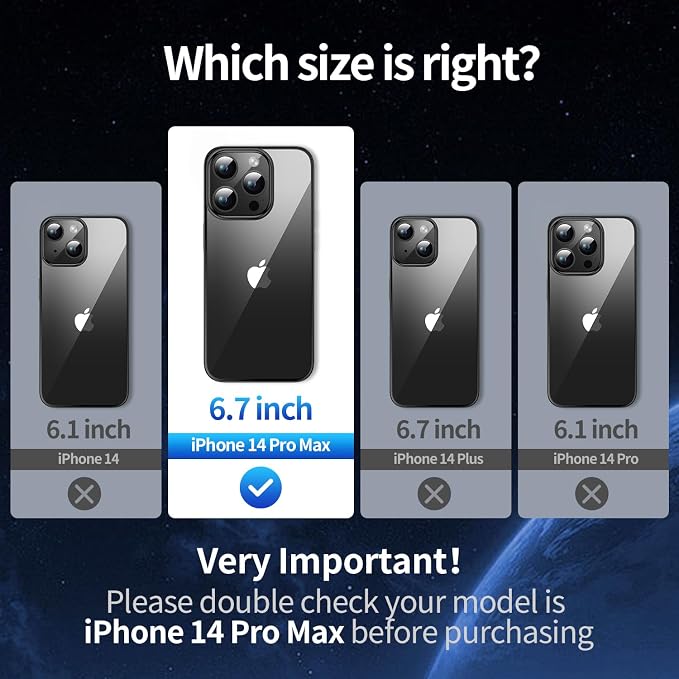 Camera Stand Case for iPhone 14 Pro Max, 2024 Version Military Grade Protective - Image 6