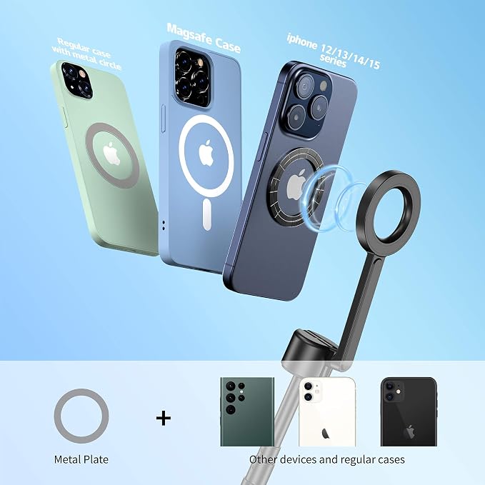 MagSafe Tripod for iPhone 64'' Selfie Stick Phone - Image 5