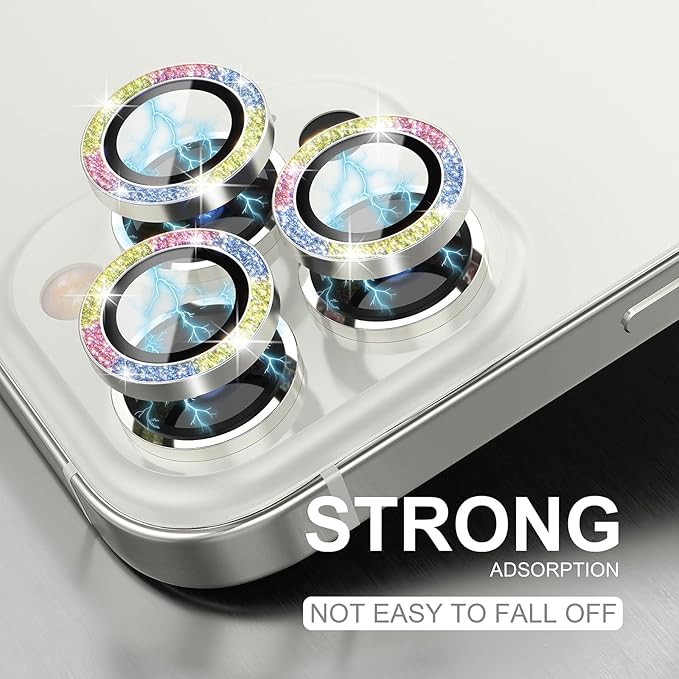 Choiche [3+1 for iPhone 13 Pro/iPhone 13 Pro Max Camera Lens Protector Bling - Image 6