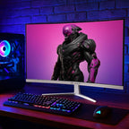 CRUA 27" Curved Gaming Monitor, FHD 1920x1080P, 165Hz/200Hz Computer Monitor - Image 7
