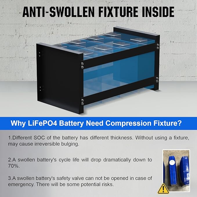 ECO-WORTHY 12V 100AH LiFePO4 Lithium Battery - Image 5