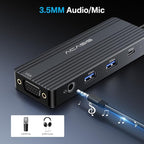 ACASIS USB C Docking Station Dual Monitors, 8-in-1 Laptop Docking Station - Image 8