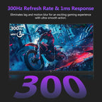 Z-Edge 27 inch Curved Gaming Monitor, FHD 1080P 300Hz 240Hz PC Monitor - Image 2