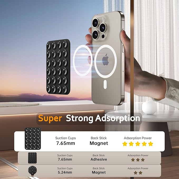 GONEZ Magnetic Suction Cup Phone Mount - Image 3