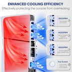 PS5 Slim Cooling Fan with Adjustable Speed - Image 3