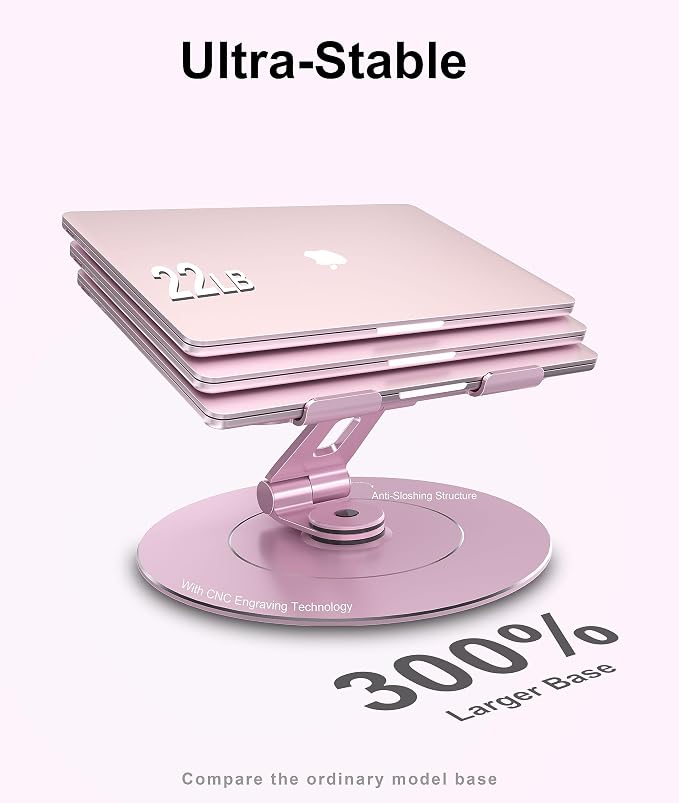 Ultra-Stable Swivel Laptop Stand - Image 3