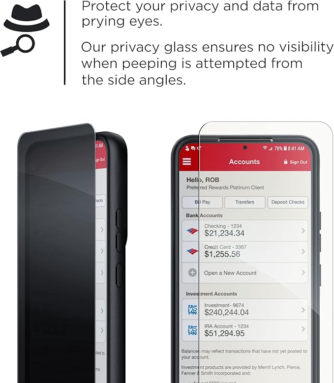 magglass Privacy iPhone SE Screen Protector - Image 2