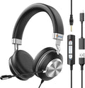 Headset wtih Mic, USB Headset by Wantek