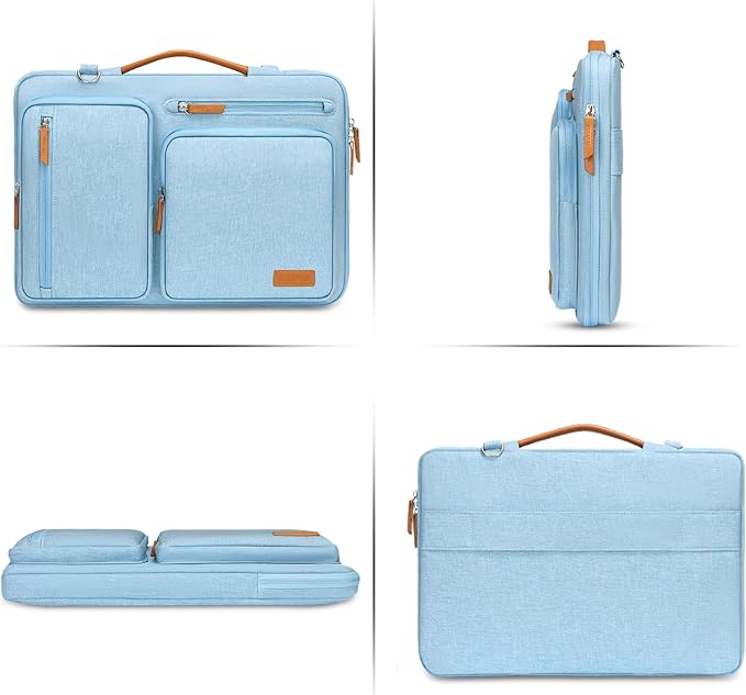 MOSISO 360 Protective Laptop Shoulder Bag, 13-13.3 inch Computer Bag Compatible - Image 4