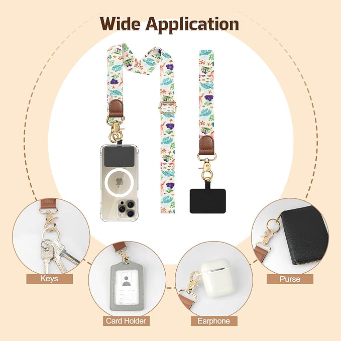 TiMOVO Phone Lanyard Crossbody Wrist Strap, Adjustable Anti-Theft Strap - Image 6